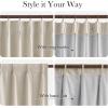 imageNICETOWN PRO 100 Blackout Pink Curtains for Girls Room Pinch Pleated Thermal Curtains Linen Weave Window Treatments Sound Reducing for BedroomNursery W40 x L90 2 PanelsBeige