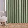 imageNICETOWN PRO 100 Blackout Pink Curtains for Girls Room Pinch Pleated Thermal Curtains Linen Weave Window Treatments Sound Reducing for BedroomNursery W40 x L90 2 PanelsSage Green