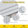 imageNICETOWN Room Darkening Privacy Doorway Curtains  Grommet Thermal Insulated Light Blocking Window Treatments for BedroomLiving Room W46 x L80 2 Panels Greyish White