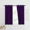 imageNICETOWN 100 Blackout Curtains with Black Liner Backing Thermal Insulated Curtains for Living Room Noise Reducing Drapes Royal Purple 37 Wide x 50 Long Per Panel Set of 2 Panels