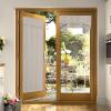 imageNICETOWN French Door Curtains for Window Room Darkening Privacy Thermal Insulated Curtains for Kitchen Farmhouse Linen Door Shade for Office Tie Up Shades 26 X 72 Inches Beige 1 PanelAngora