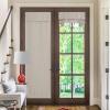 imageNICETOWN French Door Curtains for Window Room Darkening Privacy Thermal Insulated Curtains for Kitchen Farmhouse Linen Door Shade for Office Tie Up Shades 26 X 72 Inches Beige 1 PanelAngora