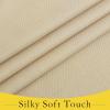 imageNICETOWN French Door Curtains for Window Room Darkening Privacy Thermal Insulated Curtains for Kitchen Farmhouse Linen Door Shade for Office Tie Up Shades 26 X 72 Inches Beige 1 PanelOatmeal