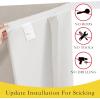 imageNICETOWN French Door Curtains for Window Room Darkening Privacy Thermal Insulated Curtains for Kitchen Farmhouse Linen Door Shade for Office Tie Up Shades 26 X 72 Inches Beige 1 PanelAngora