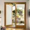 imageNICETOWN French Door Curtains for Window Room Darkening Privacy Thermal Insulated Curtains for Kitchen Farmhouse Linen Door Shade for Office Tie Up Shades 26 X 72 Inches Beige 1 PanelNatural