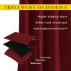 imageNICETOWN Blackout Curtain Panel Grommet  Home Decorations Thermal Insulated Solid Grommet Top Blackout Living Room PanelsDrapes for Gift Burgundy Red 1 Pair 46 x 90Inch