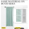 imageNICETOWN Blackout Curtains for Bedroom Blackout Curtain Panels Aqua Blue 1 Pair 62 by 63inch Window Treatment Energy Saving Thermal Insulated Solid Rod Pocket Blackout DrapesDraperies