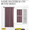 imageNICETOWN Blackout Curtains for Living Curtains Room Darkening Curtains amp Drapes for Kids Bedroom Home Decoration Draperies Dry Rose 52 x 63 2 PCs