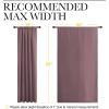 imageNICETOWN Blackout Curtains for Living Curtains Room Darkening Curtains amp Drapes for Kids Bedroom Home Decoration Draperies Dry Rose 52 x 63 2 PCs