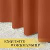 imageNICETOWN Doorway Curtains for Girls Room 78 inches Long Grommet Privacy Light amp Sound Reducing Room Darkening Window Treatments for Living Room 2 Panels Burnt Orange W52 x L78