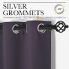 imageNICETOWN Greyish Purple Blackout Curtains 86 inches Length for Living Room 2 Panels 55 Wide Thermal Insulated Long Drapes for Large Window