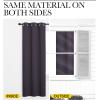 imageNICETOWN Greyish Purple Blackout Curtains 86 inches Length for Living Room 2 Panels 55 Wide Thermal Insulated Long Drapes for Large Window