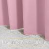 imageNICETOWN Long Crystal Pink Curtains for Patio  52 inches Wide x 108 inches Long 2 Panels Home Decoration Grommet Top Drapes Crystal Pink Bedroom Panels