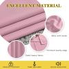 imageNICETOWN Long Crystal Pink Curtains for Patio  52 inches Wide x 108 inches Long 2 Panels Home Decoration Grommet Top Drapes Crystal Pink Bedroom Panels