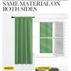 imageNICETOWN RV Bunk Curtains Froest Green 2 Panels W42 x L30 Inch Kitchen Window Curtains Over Sink Thermal Insulated Rod Pocket Blackout Blinds amp Drapes for Small Windows