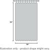 imageNICETOWN Sheer Window Curtain Panels  Ivory Eyelet Top Solid Voile for KitchenHotel 2 Pieces 54 Wide x 84inch LengthDark Grey