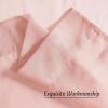 imageNICETOWN Sheer Window Curtain Panels  Ivory Eyelet Top Solid Voile for KitchenHotel 2 Pieces 54 Wide x 84inch LengthLight Pink