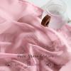 imageNICETOWN Sheer Window Curtain Panels  Ivory Eyelet Top Solid Voile for KitchenHotel 2 Pieces 54 Wide x 84inch LengthPink