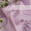 imageNICETOWN Sheer Window Curtain Panels  Ivory Eyelet Top Solid Voile for KitchenHotel 2 Pieces 54 Wide x 84inch LengthPurple