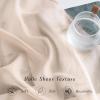 imageNICETOWN Sheer Window Curtain Panels  Ivory Eyelet Top Solid Voile for KitchenHotel 2 Pieces 54 Wide x 84inch LengthTaupe