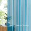 imageNICETOWN Sheer Window Curtain Panels  Ivory Eyelet Top Solid Voile for KitchenHotel 2 Pieces 54 Wide x 84inch LengthTeal