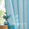 imageNICETOWN Sheer Window Curtain Panels  Ivory Eyelet Top Solid Voile for KitchenHotel 2 Pieces 54 Wide x 84inch LengthTeal