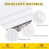 imageNICETOWN White Room Darkening Curtain Panels  Thermal Insulated Grommet 50 Room Darkening Window Drapes and Curtains for BedroomBasement Set of 2 W37 x L54
