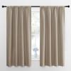 imageNICETOWN Blackout Curtains for Bedroom Blackout Curtain Panels Taupe 1 Pair 42 by 45inch Window Treatment Energy Saving Thermal Insulated Solid Rod Pocket Blackout DrapesDraperies
