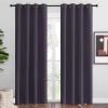 imageNICETOWN Greyish Purple Blackout Curtains 86 inches Length for Living Room 2 Panels 55 Wide Thermal Insulated Long Drapes for Large Window