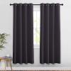 imageNICETOWN Greyish Purple Doorway Curtains 78 inches Long for Bedroom Grommet Window Treatment Thermal Insulated Privacy Blackout Curtains amp Drapes for Living Room Set of 2 W52 x L78
