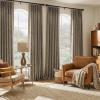 imageNICETOWN 395GSM Linen Pinch Pleated Vintage Olive Green Curtains 90 inch Long with Hooks  Room Darkening Wrinkle Resistant Drapes for Dining Room amp Bedroom Modern Home Decor 40 Wide 2 PanelsFrench Taupe