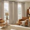 imageNICETOWN 395GSM Linen Pinch Pleated Vintage Olive Green Curtains 90 inch Long with Hooks  Room Darkening Wrinkle Resistant Drapes for Dining Room amp Bedroom Modern Home Decor 40 Wide 2 PanelsOatmeal