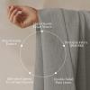 imageNICETOWN 395GSM Linen Pinch Pleated Vintage Olive Green Curtains 90 inch Long with Hooks  Room Darkening Wrinkle Resistant Drapes for Dining Room amp Bedroom Modern Home Decor 40 Wide 2 PanelsStone Grey