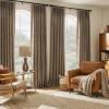 imageNICETOWN 395GSM Linen Pinch Pleated Vintage Olive Green Curtains 90 inch Long with Hooks  Room Darkening Wrinkle Resistant Drapes for Dining Room amp Bedroom Modern Home Decor 40 Wide 2 PanelsHazelnut Brown
