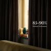 imageNICETOWN 395GSM Linen Pinch Pleated Vintage Olive Green Curtains 90 inch Long with Hooks  Room Darkening Wrinkle Resistant Drapes for Dining Room amp Bedroom Modern Home Decor 40 Wide 2 PanelsFrench Taupe