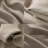 imageNICETOWN 395GSM Linen Pinch Pleated Vintage Olive Green Curtains 90 inch Long with Hooks  Room Darkening Wrinkle Resistant Drapes for Dining Room amp Bedroom Modern Home Decor 40 Wide 2 PanelsOatmeal