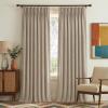 imageNICETOWN 395GSM Linen Pinch Pleated Vintage Olive Green Curtains 90 inch Long with Hooks  Room Darkening Wrinkle Resistant Drapes for Dining Room amp Bedroom Modern Home Decor 40 Wide 2 PanelsOatmeal