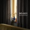 imageNICETOWN 395GSM Linen Pinch Pleated Vintage Olive Green Curtains 90 inch Long with Hooks  Room Darkening Wrinkle Resistant Drapes for Dining Room amp Bedroom Modern Home Decor 40 Wide 2 PanelsStone Grey