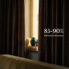 imageNICETOWN 395GSM Linen Pinch Pleated Vintage Olive Green Curtains 90 inch Long with Hooks  Room Darkening Wrinkle Resistant Drapes for Dining Room amp Bedroom Modern Home Decor 40 Wide 2 PanelsHazelnut Brown