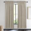 imageNICETOWN Black Velvet Curtains 2 Panels with Gold Foil Leaf Print  Modern Glam Black and Gold Drapes for Living Room Luxury Room Darkening Window Treatments for Bedroom amp Gothic Decor 50W x 84LBrown Series  Camel