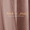 imageNICETOWN Black Velvet Curtains 2 Panels with Gold Foil Leaf Print  Modern Glam Black and Gold Drapes for Living Room Luxury Room Darkening Window Treatments for Bedroom amp Gothic Decor 50W x 84LPink Series  Dusty Pink