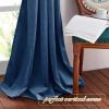 imageNICETOWN Black Velvet Curtains 2 Panels with Gold Foil Leaf Print  Modern Glam Black and Gold Drapes for Living Room Luxury Room Darkening Window Treatments for Bedroom amp Gothic Decor 50W x 84LBlue Series  Navy Blue