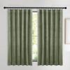 imageNICETOWN Black Velvet Curtains 2 Panels with Gold Foil Leaf Print  Modern Glam Black and Gold Drapes for Living Room Luxury Room Darkening Window Treatments for Bedroom amp Gothic Decor 50W x 84LGreen Series  Sage Green