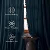 imageNICETOWN Black Velvet Curtains 2 Panels with Gold Foil Leaf Print  Modern Glam Black and Gold Drapes for Living Room Luxury Room Darkening Window Treatments for Bedroom amp Gothic Decor 50W x 84L3  Pom Pom  Slate Blue