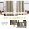 imageNICETOWN Black Velvet Curtains 2 Panels with Gold Foil Leaf Print  Modern Glam Black and Gold Drapes for Living Room Luxury Room Darkening Window Treatments for Bedroom amp Gothic Decor 50W x 84LBrown Series  Camel