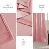 imageNICETOWN Black Velvet Curtains 2 Panels with Gold Foil Leaf Print  Modern Glam Black and Gold Drapes for Living Room Luxury Room Darkening Window Treatments for Bedroom amp Gothic Decor 50W x 84LPink Series  Blush Pink