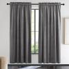 imageNICETOWN Black Velvet Curtains 2 Panels with Gold Foil Leaf Print  Modern Glam Black and Gold Drapes for Living Room Luxury Room Darkening Window Treatments for Bedroom amp Gothic Decor 50W x 84LGrey Series  Grey