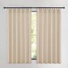 imageNICETOWN Black Velvet Curtains 2 Panels with Gold Foil Leaf Print  Modern Glam Black and Gold Drapes for Living Room Luxury Room Darkening Window Treatments for Bedroom amp Gothic Decor 50W x 84LYellow Series  Beige