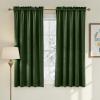 imageNICETOWN Black Velvet Curtains 2 Panels with Gold Foil Leaf Print  Modern Glam Black and Gold Drapes for Living Room Luxury Room Darkening Window Treatments for Bedroom amp Gothic Decor 50W x 84LGreen Series  Olive Green