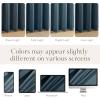 imageNICETOWN Black Velvet Curtains 2 Panels with Gold Foil Leaf Print  Modern Glam Black and Gold Drapes for Living Room Luxury Room Darkening Window Treatments for Bedroom amp Gothic Decor 50W x 84LBlue Series  Slate Blue
